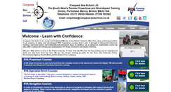 Desktop Screenshot of compass-seaschool.co.uk